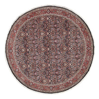 Perzisch tapijt - Bijar rond  - 300 x 300 cm - donkerrood