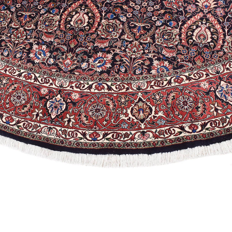 Perzisch tapijt - Bijar rond  - 300 x 300 cm - donkerrood