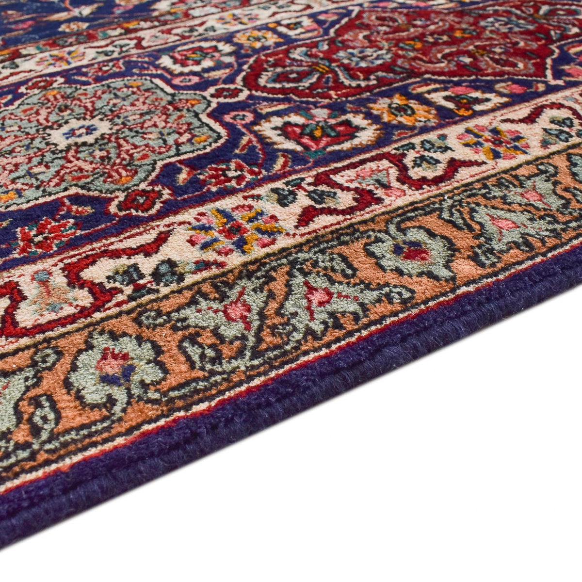 Perzisch tapijt - Tabriz - Royal - 400 x 297 cm - donkerblauw