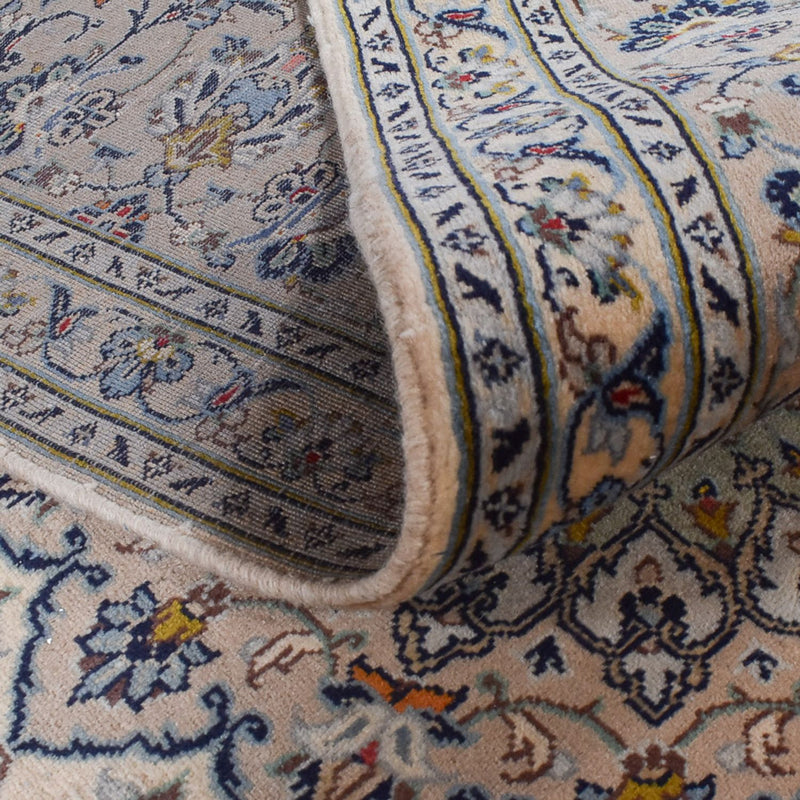 Perzisch tapijt - Keshan - Koninklijke - 342 x 247 cm - zand