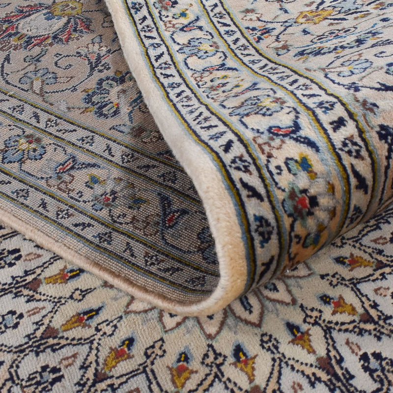 Perzisch tapijt - Keshan - Koninklijke - 346 x 250 cm - zand