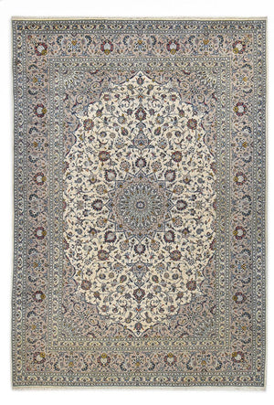 Perzisch tapijt - Keshan - Koninklijke - 352 x 245 cm - grijs