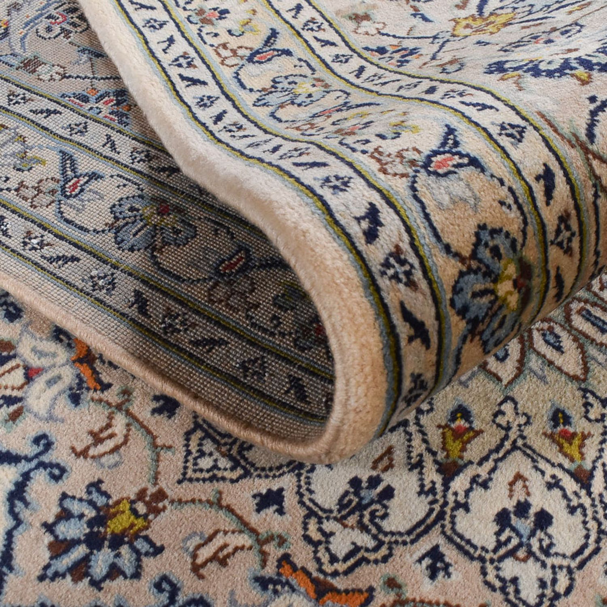 Perzisch tapijt - Keshan - Koninklijke - 350 x 248 cm - zand