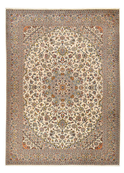 Kashan Tapijt 254x353cm - Perzisch tapijt - zand