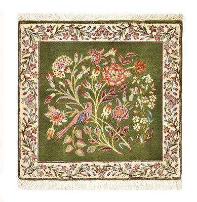 Perzisch tapijt - Royal vierkant  - 60 x 60 cm - groen