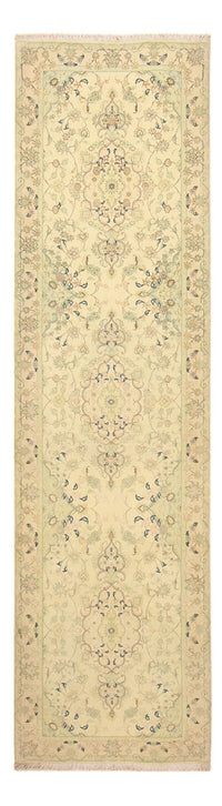 Loper Perzisch tapijt - Tabriz - Premium - 310 x 84 cm - zand