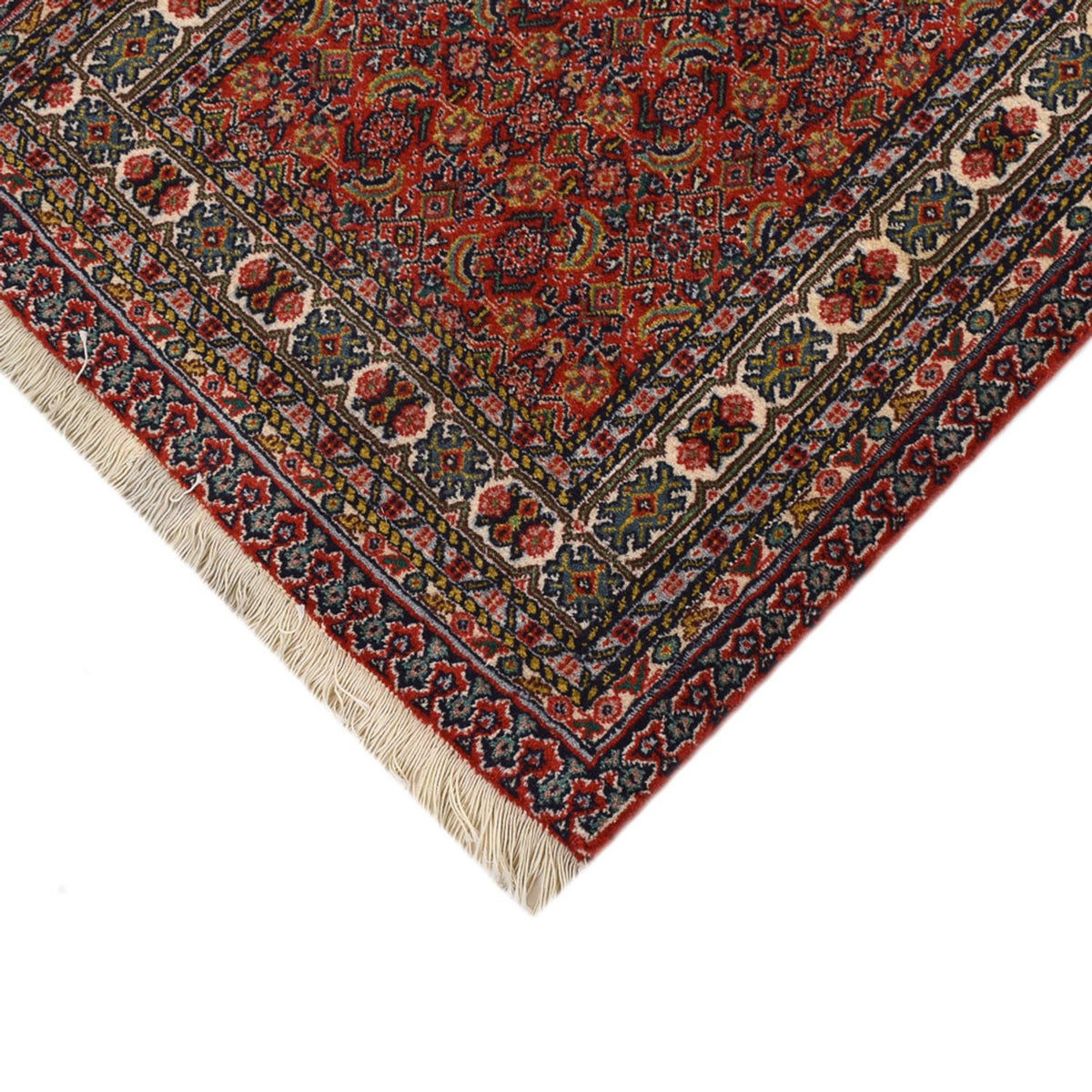 Loper Perzisch tapijt - Tabriz - 380 x 70 cm - roest