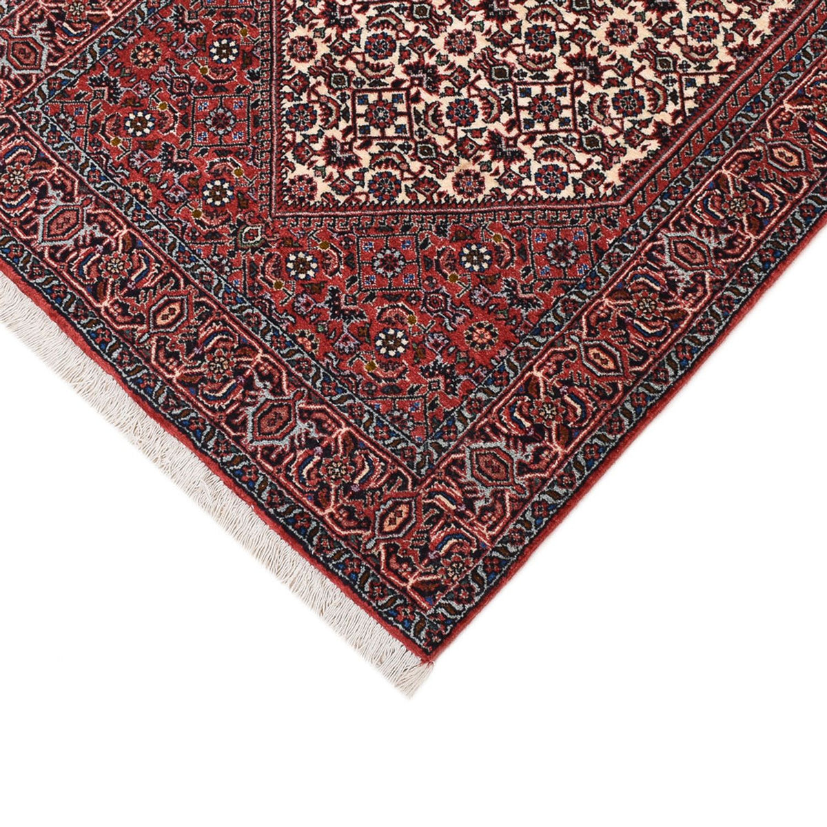 Loper Perzisch tapijt - Bijar - 400 x 74 cm - bruin