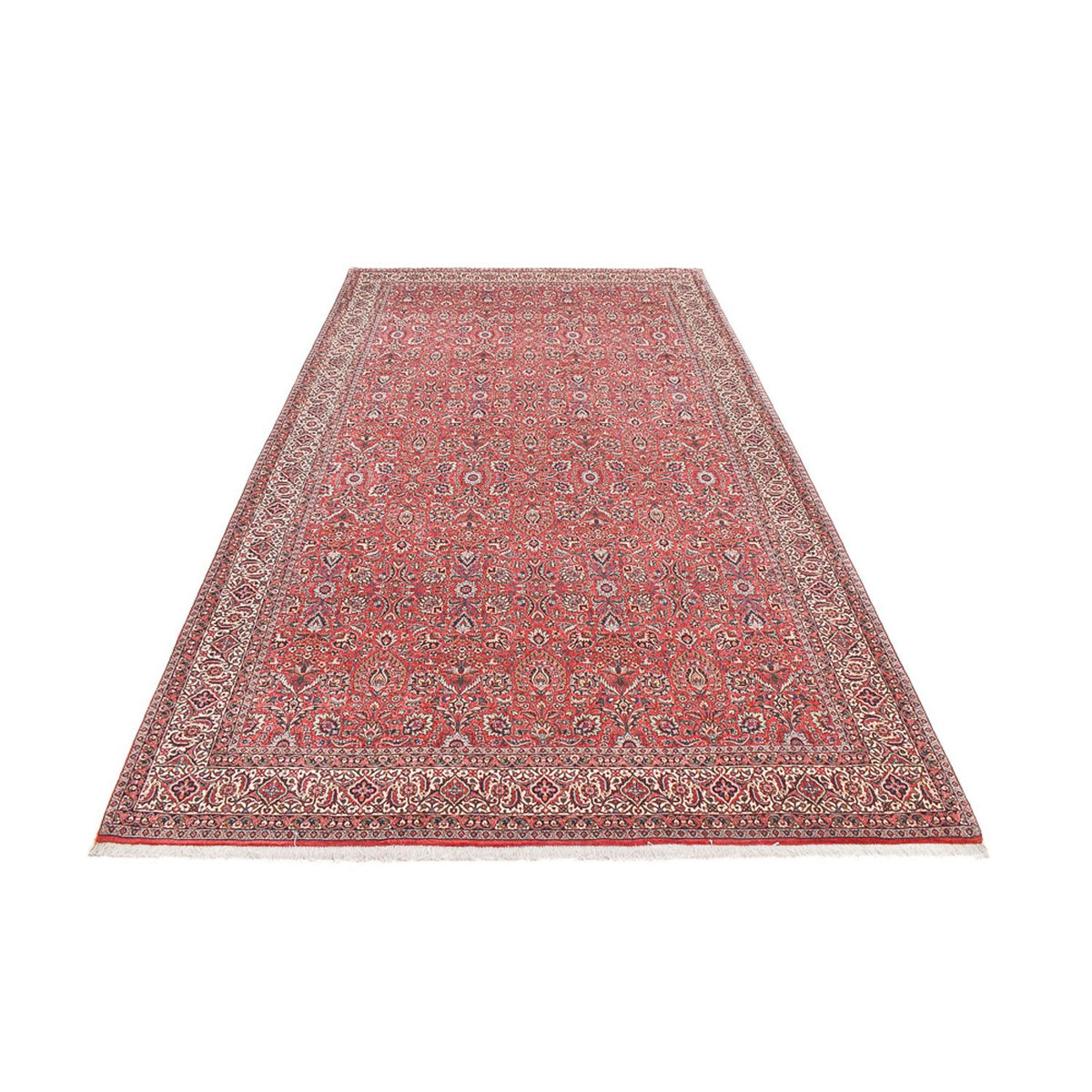 Loper Perzisch tapijt - Bijar - 400 x 209 cm - roest