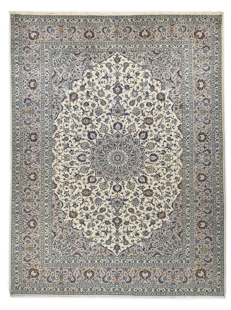 Perzisch tapijt - Keshan - Koninklijke - 340 x 250 cm - grijs