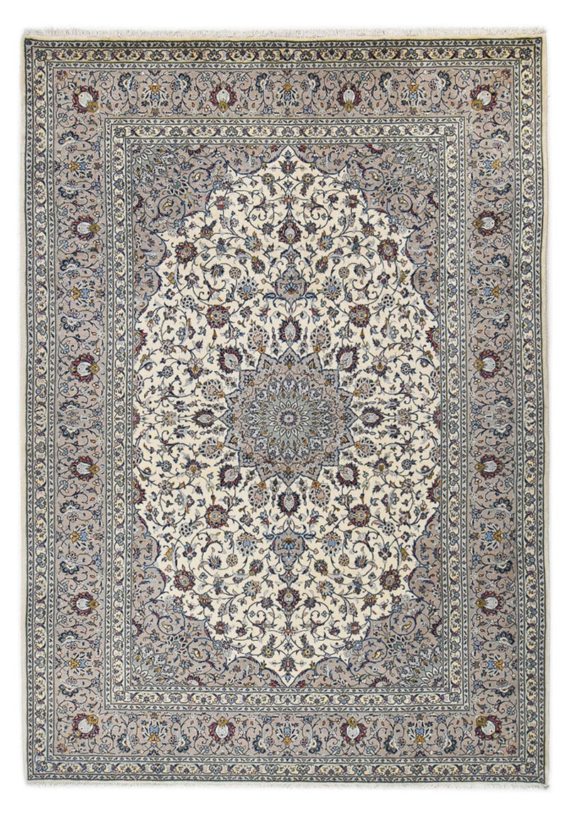 Perzisch tapijt - Keshan - Koninklijke - 352 x 250 cm - grijs
