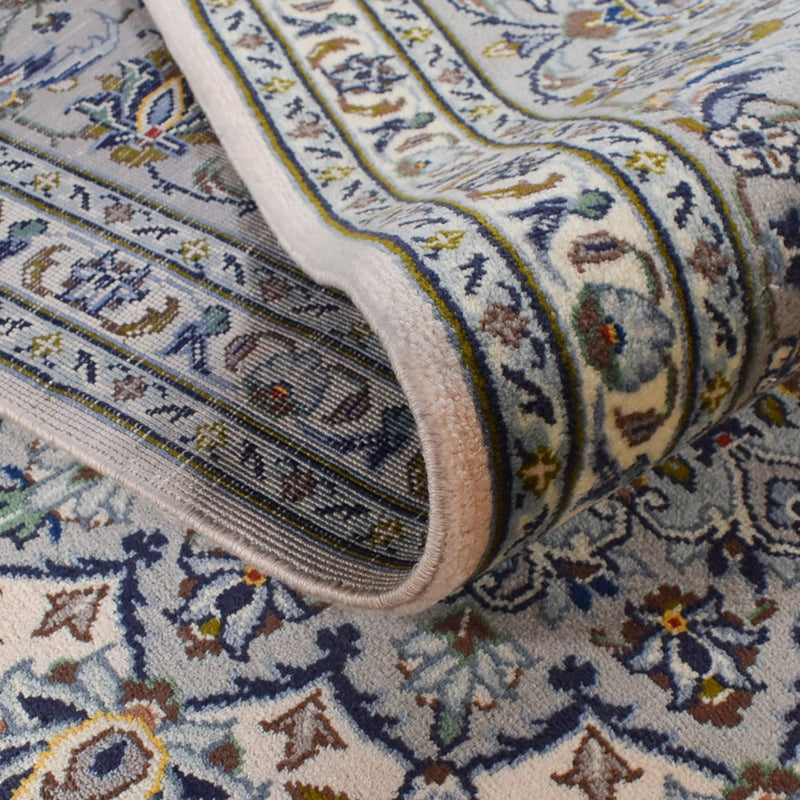 Perzisch tapijt - Keshan - Koninklijke - 347 x 248 cm - grijs