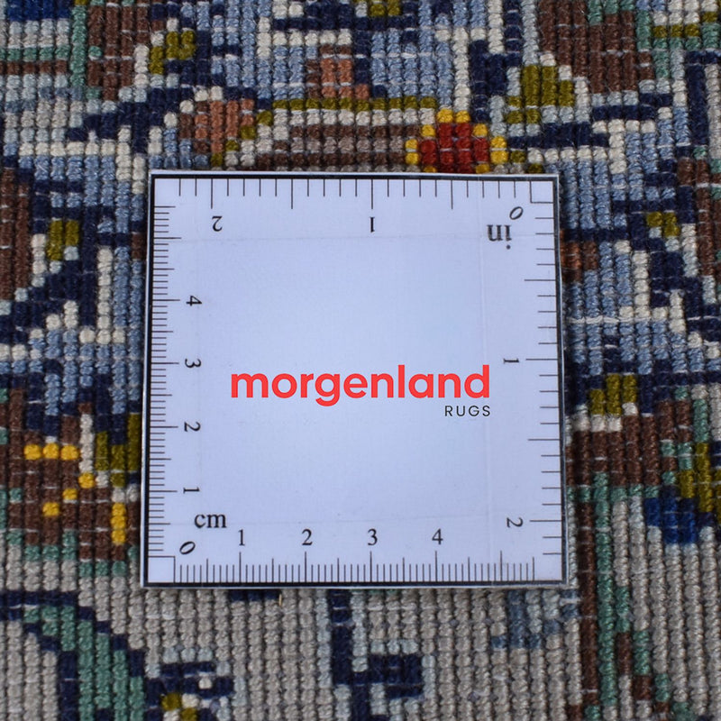 Perzisch tapijt - Keshan - Koninklijke - 347 x 248 cm - grijs