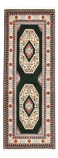 Loper Perzisch tapijt - Tabriz - Royal - 202 x 74 cm - donkerblauw