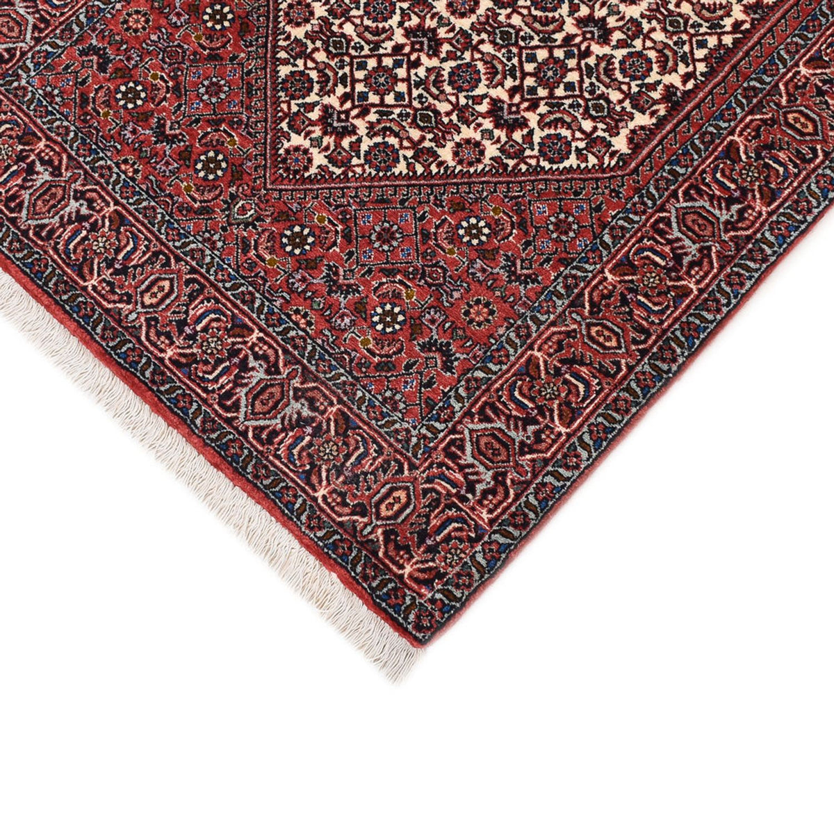 Loper Perzisch tapijt - Bijar - 400 x 74 cm - bruin