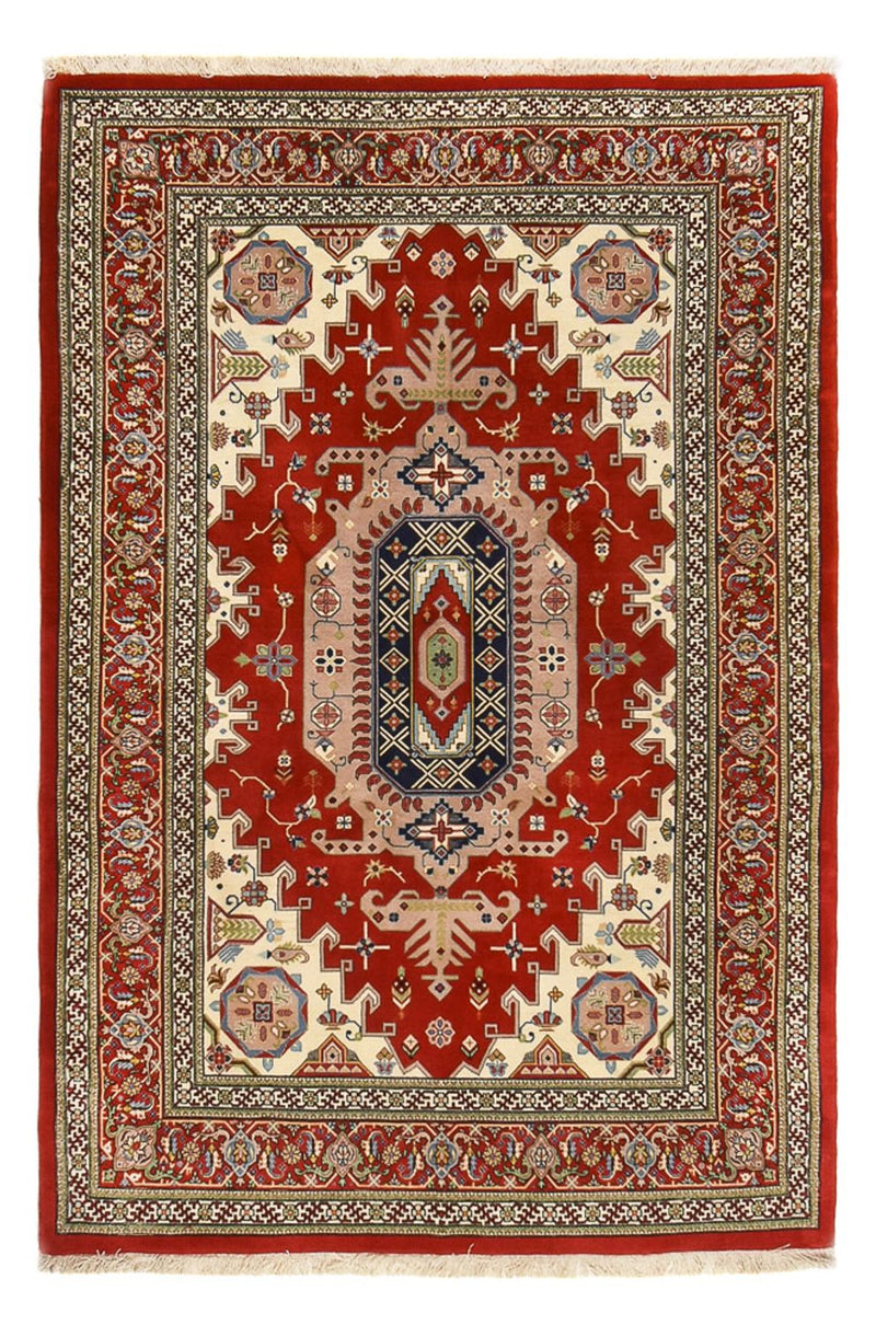 Perzisch tapijt - Ghom - Koninklijk - 204 x 137 cm - rood