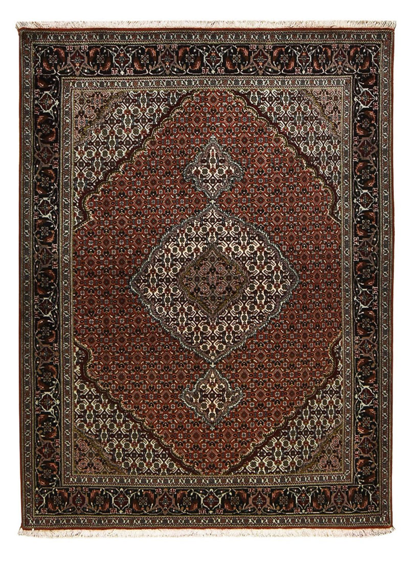Perzisch tapijt - Tabriz - Royal - 203 x 150 cm - donkerrood