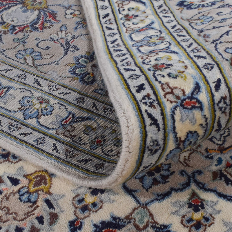 Perzisch tapijt - Keshan - Koninklijke - 350 x 246 cm - grijs