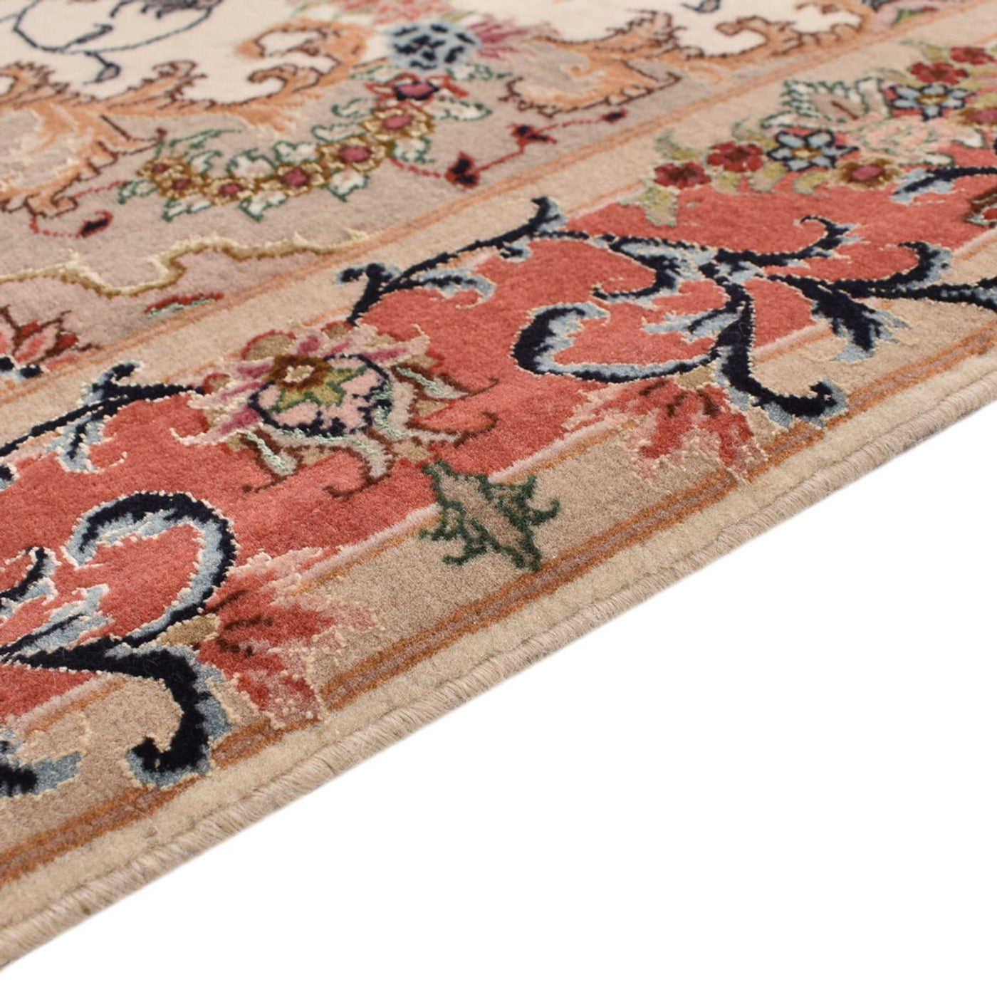 Tabriz - 50 Raj Tapijt 404x89cm - Perzisch tapijt