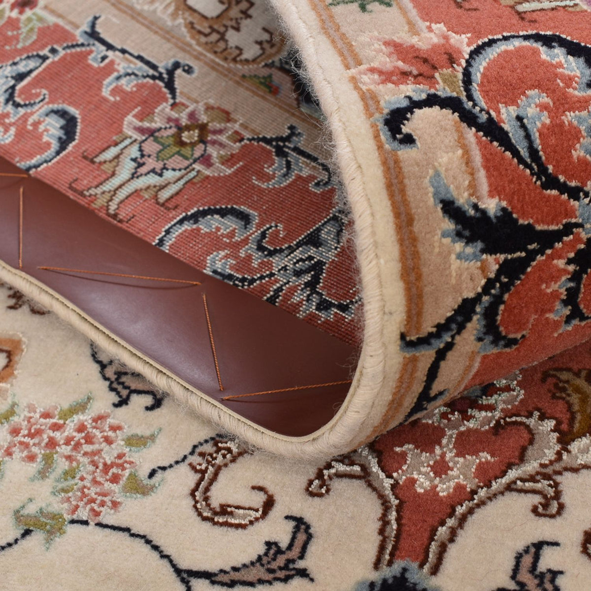 Loper Perzisch tapijt - Tabriz - Royal - 404 x 89 cm - veelkleurig