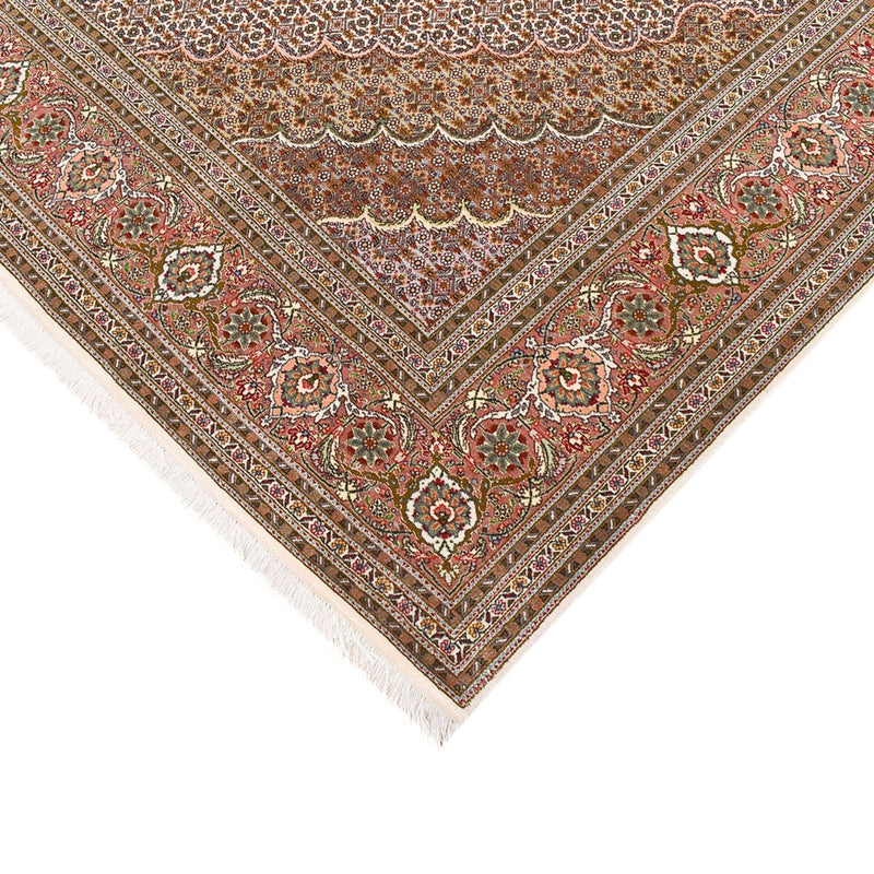 Loper Perzisch tapijt - Tabriz - Royal - 397 x 197 cm - roest