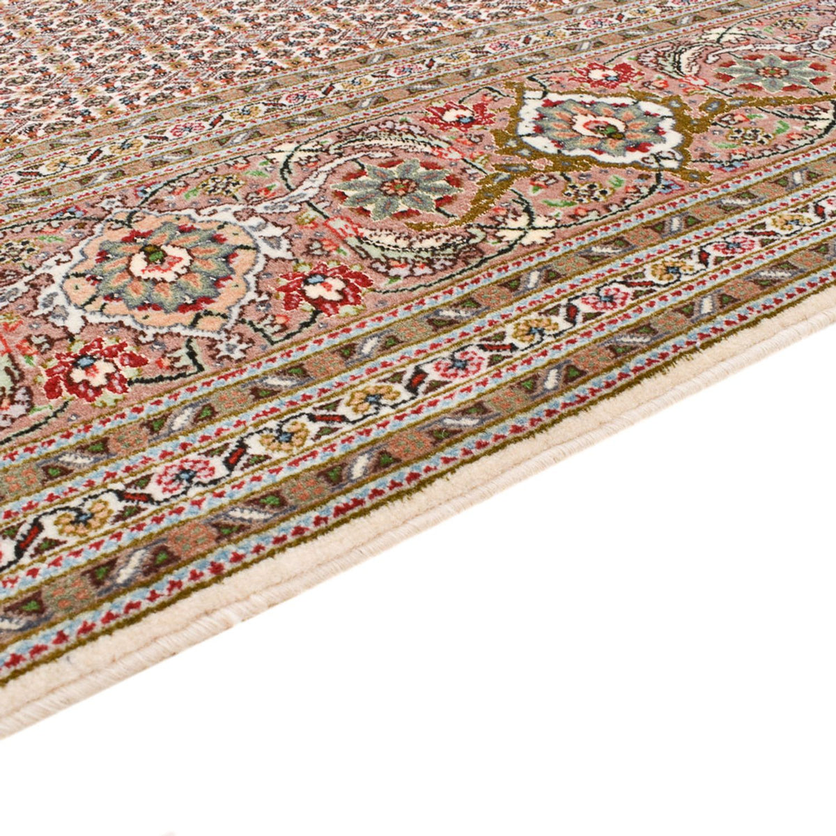 Loper Perzisch tapijt - Tabriz - Royal - 397 x 197 cm - roest