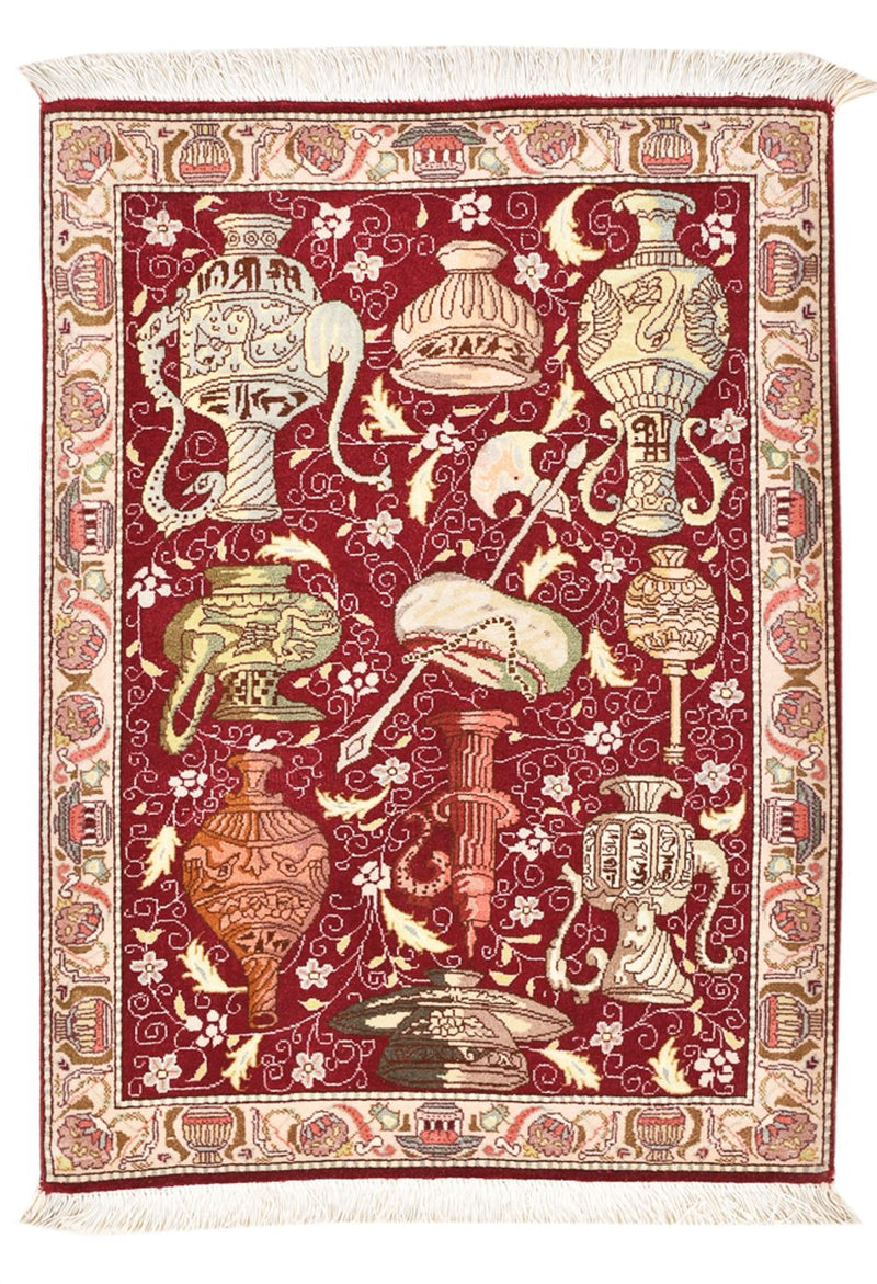 Perzisch tapijt - Tabriz - Royal - 92 x 64 cm - veelkleurig