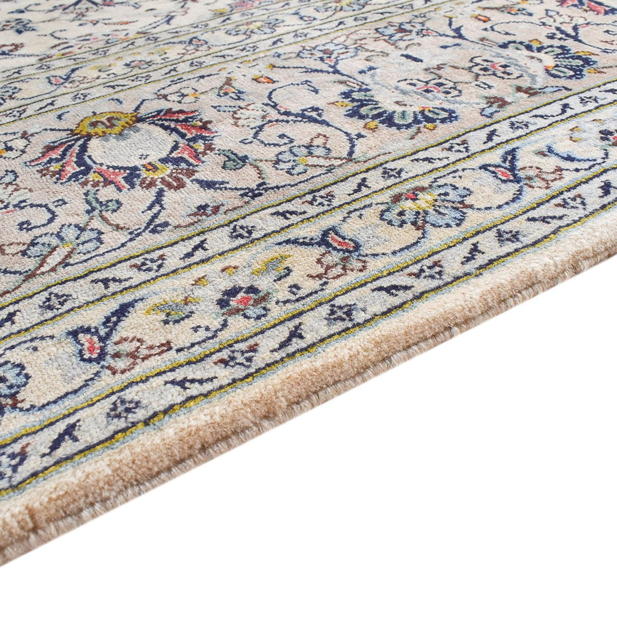 Perzisch tapijt - Keshan - Koninklijke - 350 x 250 cm - grijs