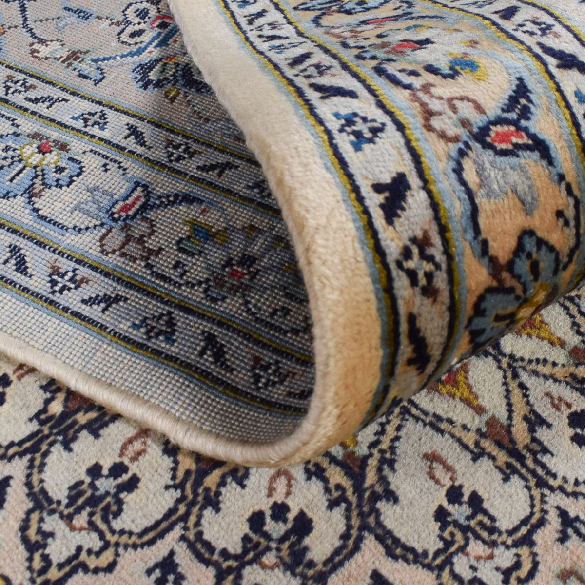 Perzisch tapijt - Keshan - Koninklijke - 348 x 242 cm - zand