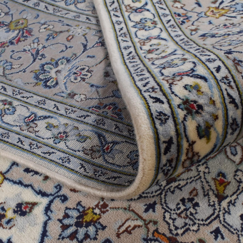 Perzisch tapijt - Keshan - Koninklijke - 349 x 250 cm - grijs