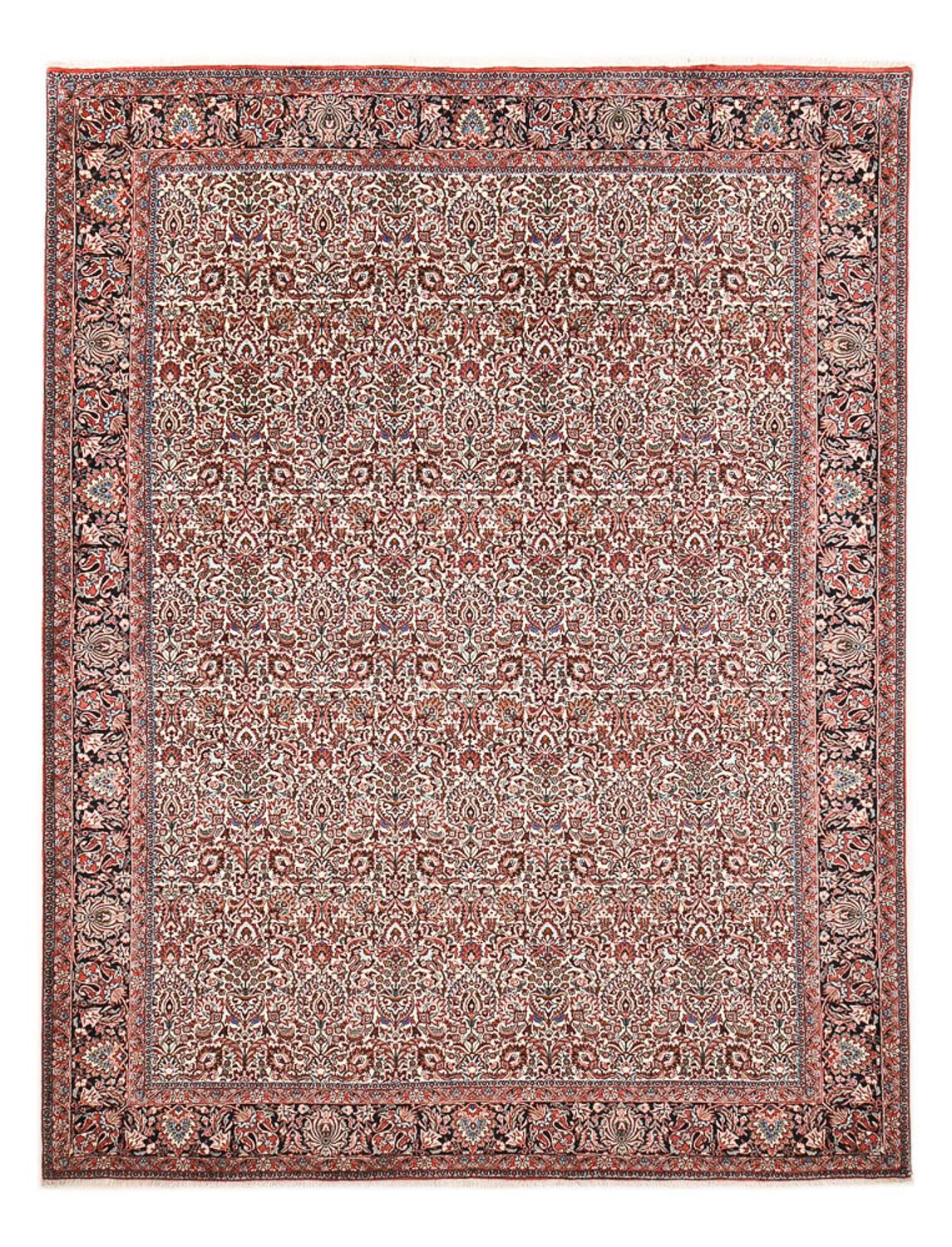 Perzisch tapijt - Bijar - 340 x 258 cm - licht rood