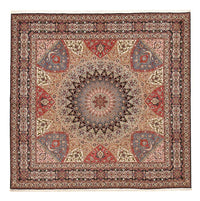 Perzisch tapijt - Tabriz - Premium - 260 x 253 cm - donker beige