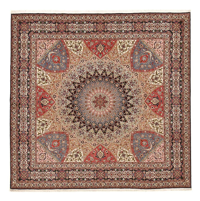 Perzisch tapijt - Tabriz - Premium - 260 x 253 cm - donker beige