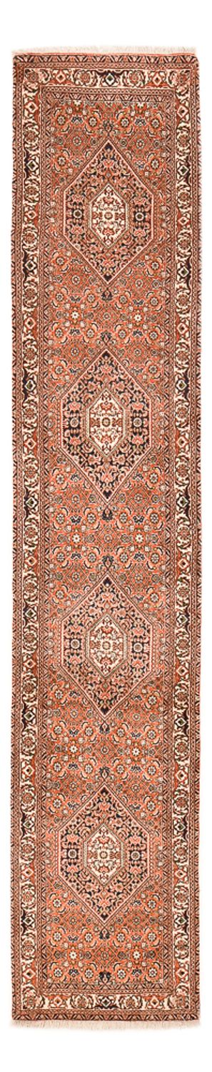 Loper Perzisch tapijt - Bijar - 340 x 67 cm - oranje