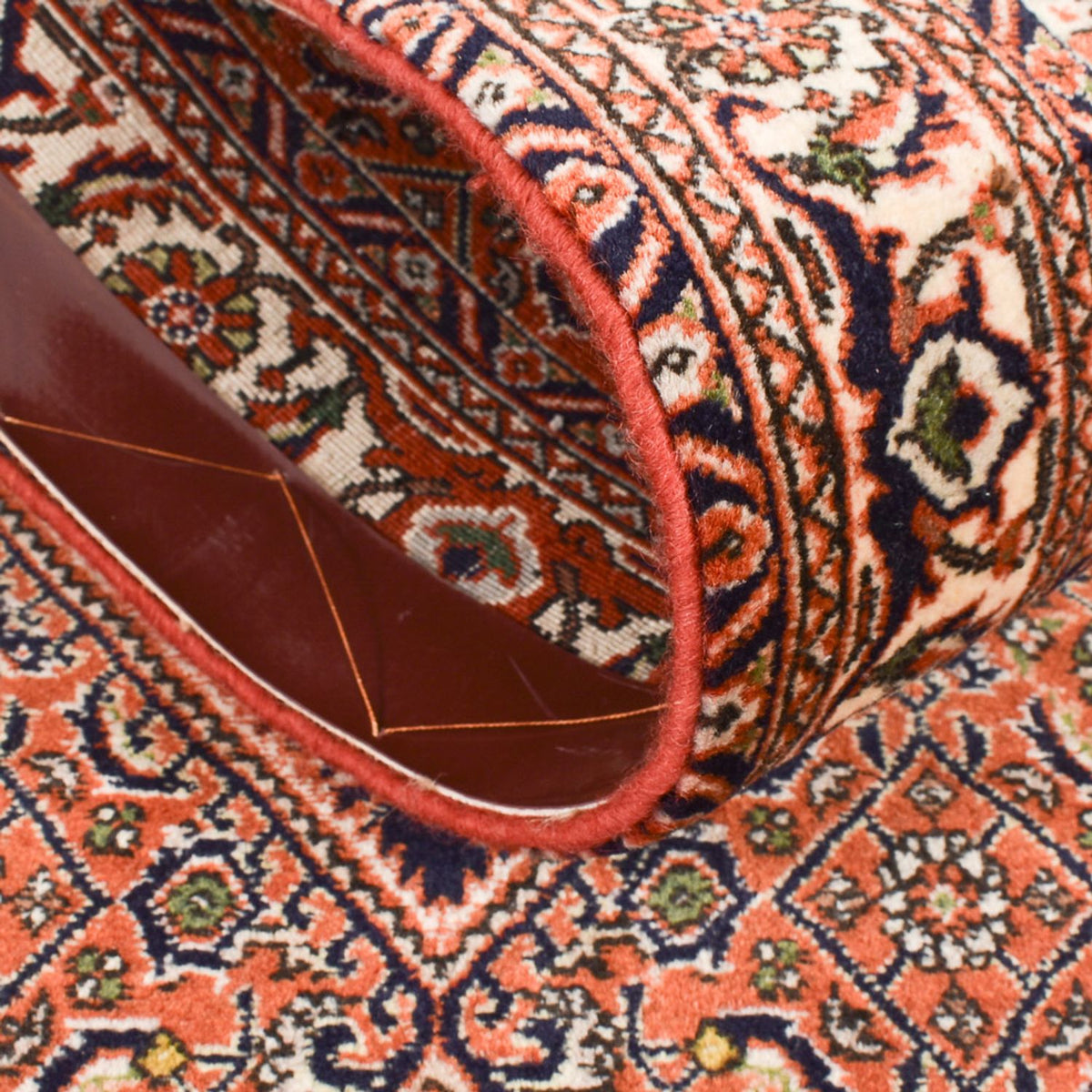 Loper Perzisch tapijt - Bijar - 340 x 67 cm - oranje