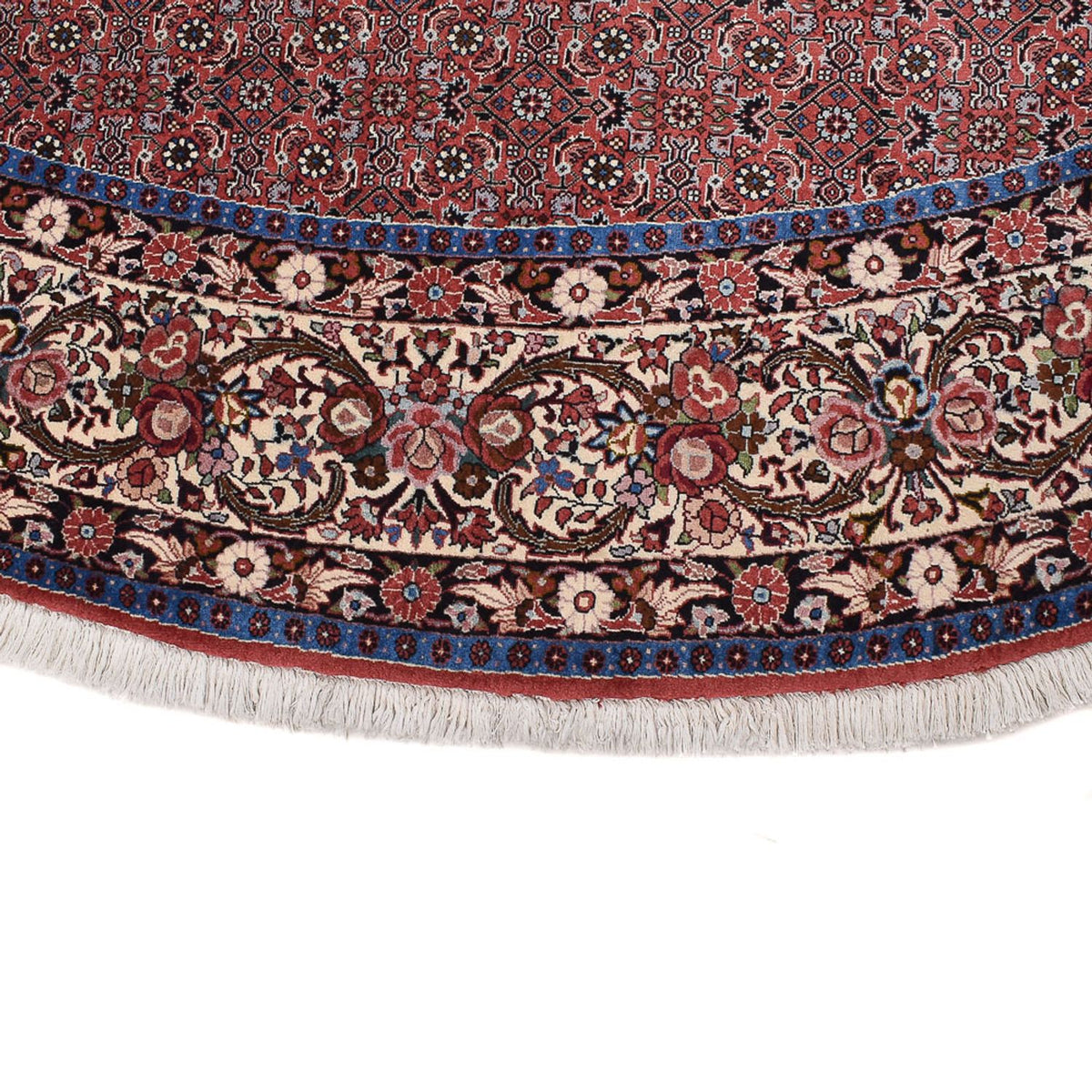 Perzisch tapijt - Bijar rond  - 300 x 300 cm - roest