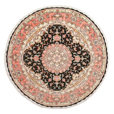 Perzisch tapijt - Tabriz - Premium rond  - 250 x 250 cm - veelkleurig