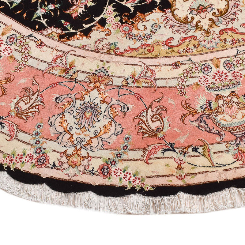 Perzisch tapijt - Tabriz - Premium rond  - 250 x 250 cm - veelkleurig