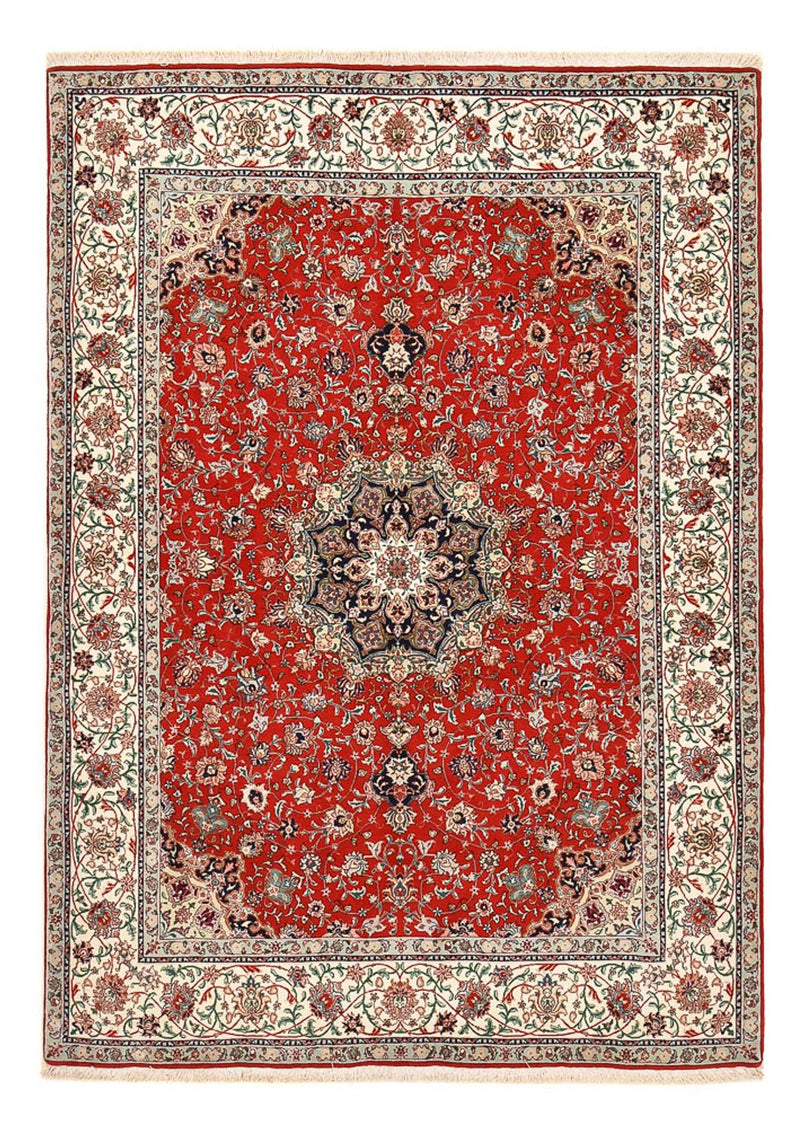 Perzisch tapijt - Tabriz - Premium - 213 x 150 cm - rood