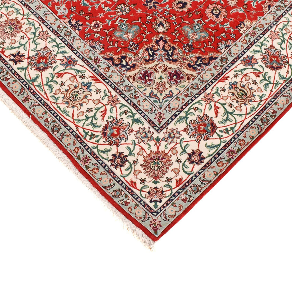 Perzisch tapijt - Tabriz - Premium - 213 x 150 cm - rood