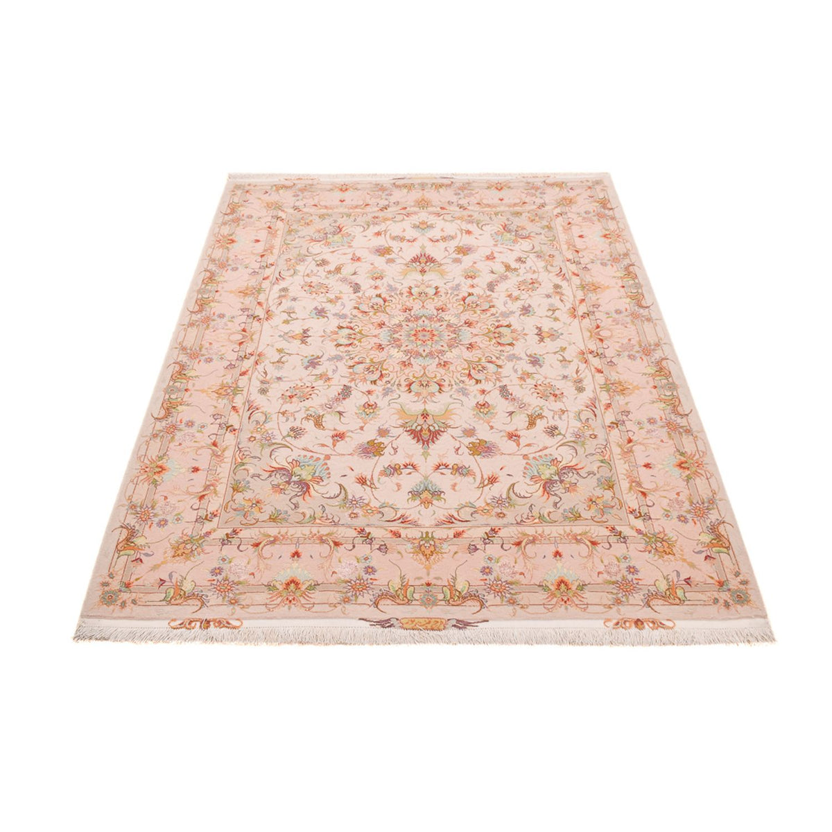 Perzisch tapijt - Tabriz - Royal - 203 x 150 cm - beige