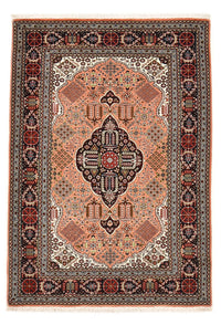 Perzisch tapijt - Tabriz - Royal - 147 x 103 cm - licht rood