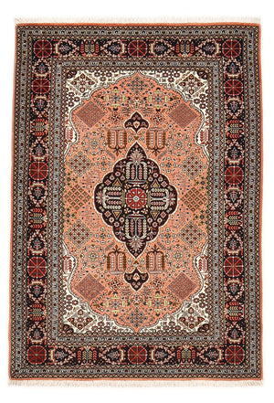 Perzisch tapijt - Tabriz - Royal - 147 x 103 cm - licht rood