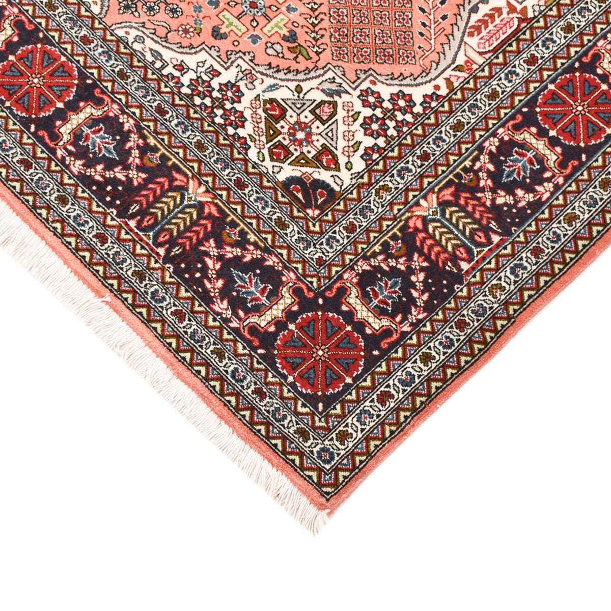 Perzisch tapijt - Tabriz - Royal - 147 x 103 cm - licht rood