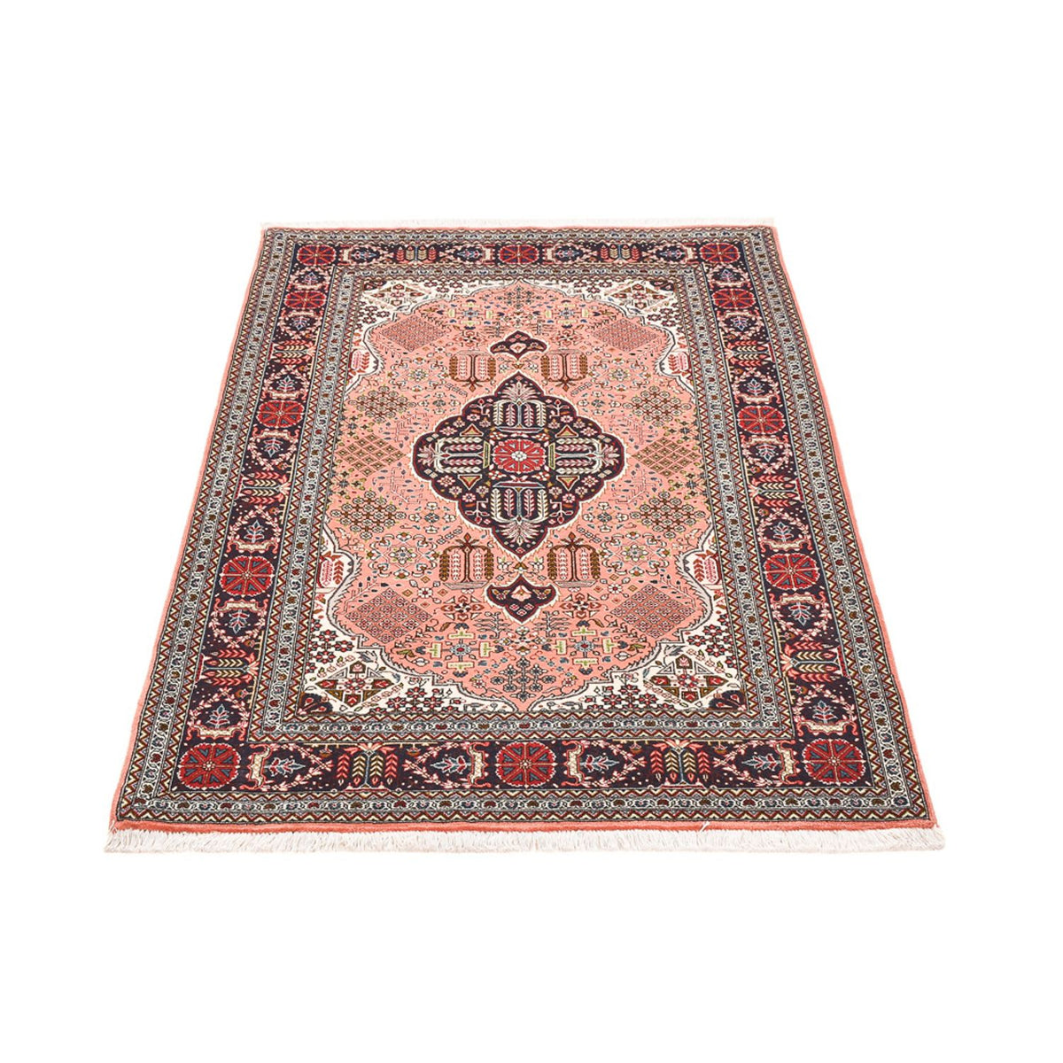 Perzisch tapijt - Tabriz - Royal - 147 x 103 cm - licht rood