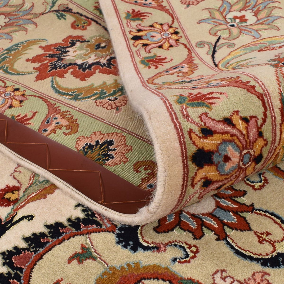 Perzisch tapijt - Tabriz - Royal - 365 x 263 cm - beige