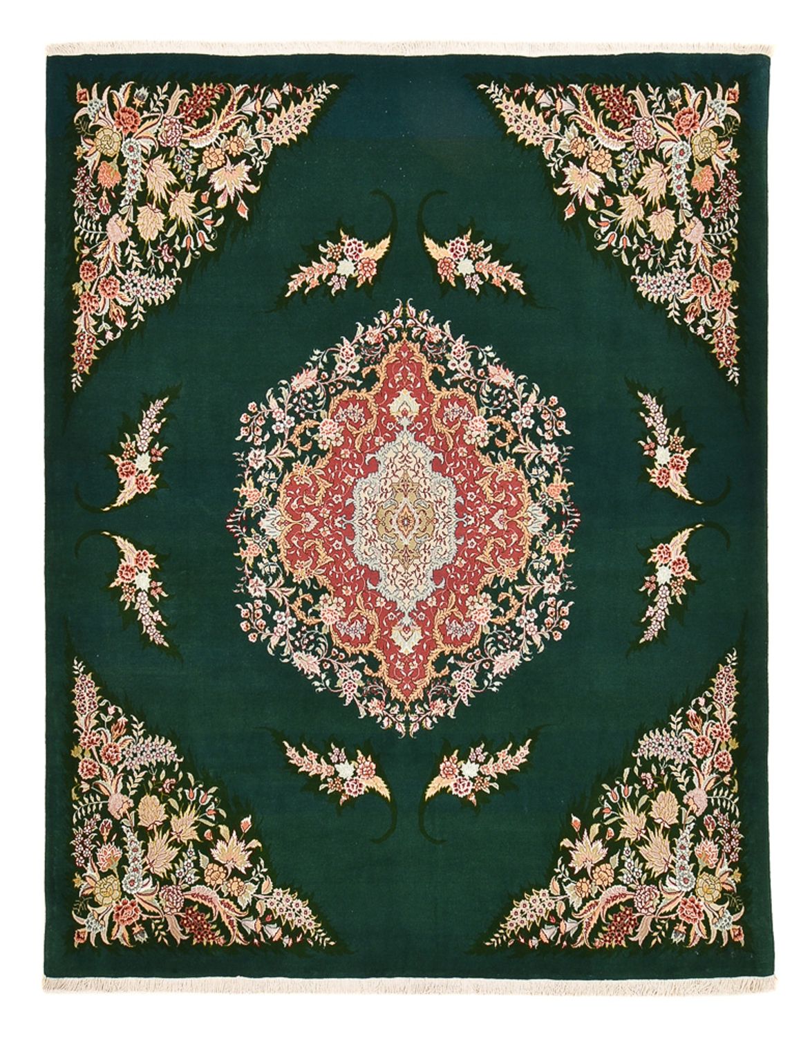 Perzisch tapijt - Tabriz - Royal - 250 x 200 cm - groen
