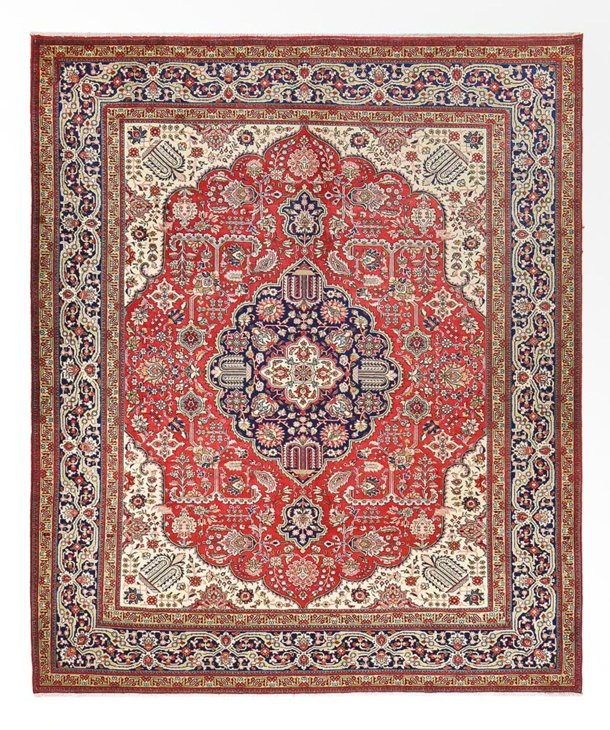 Perzisch tapijt - Tabriz - Royal - 376 x 305 cm - rood