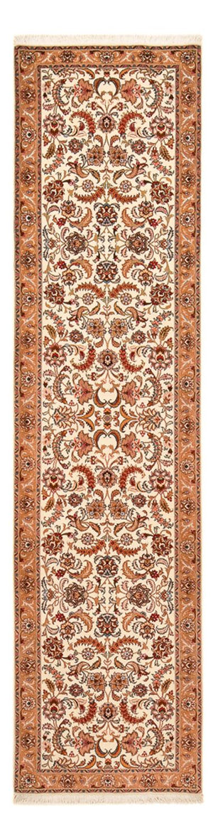 Loper Perzisch tapijt - Tabriz - Premium - 314 x 80 cm - beige