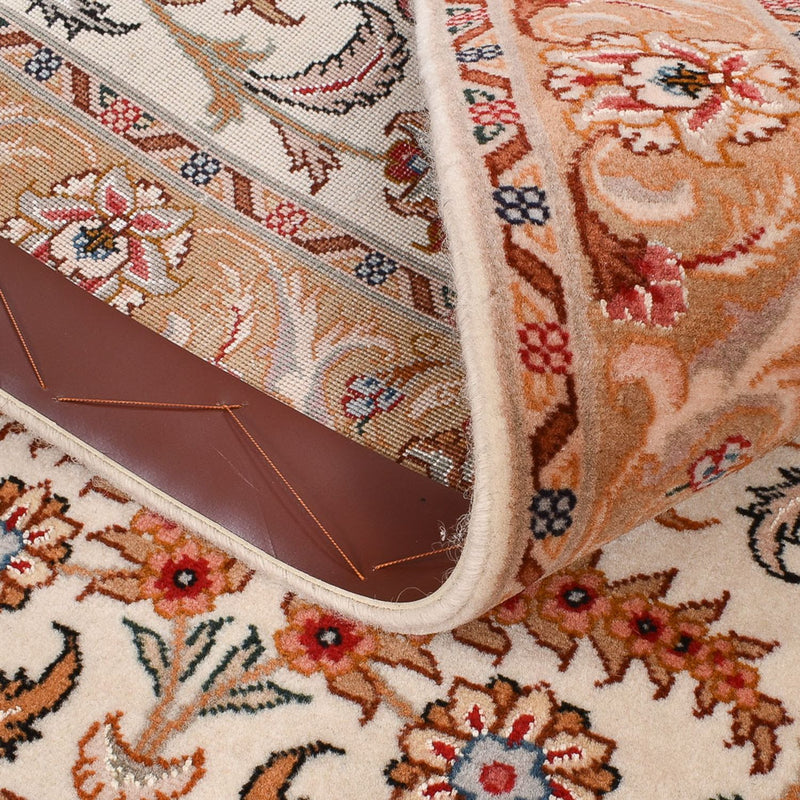 Loper Perzisch tapijt - Tabriz - Premium - 314 x 80 cm - beige